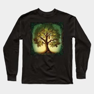Celtic Oak Tree Long Sleeve T-Shirt